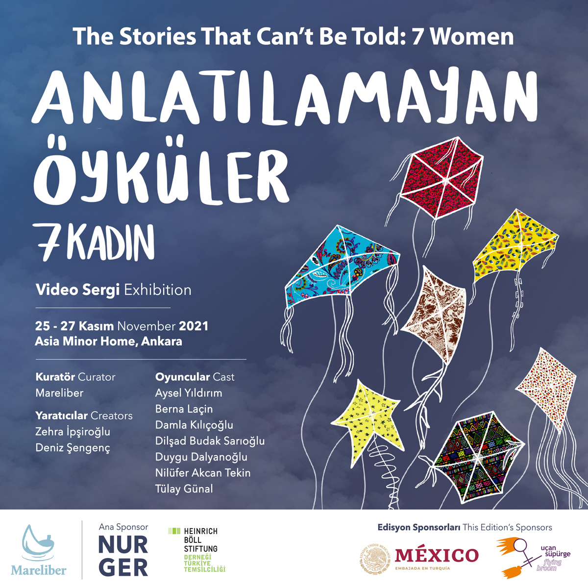 “Anlatılamayan Öyküler” sergisi aynı anda İstanbul’da ve Ankara’da